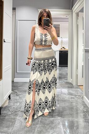 ست بالاتنه و پائین تنه رنگی زنانه Banu Angay - کد 949122476