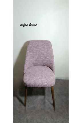 کاور صندلی صورتی پلی استر NEFİS HOME - کد 949142013