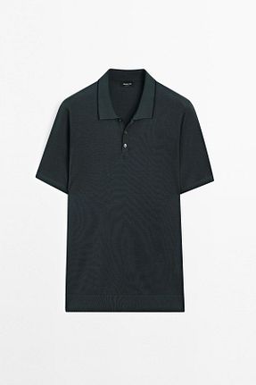 تیشرت آبی مردانه رگولار Massimo Dutti - کد 949290291