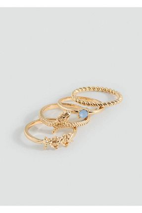 النگو طلائی زنانه 8 عیار MANGO Teen - کد 950514364