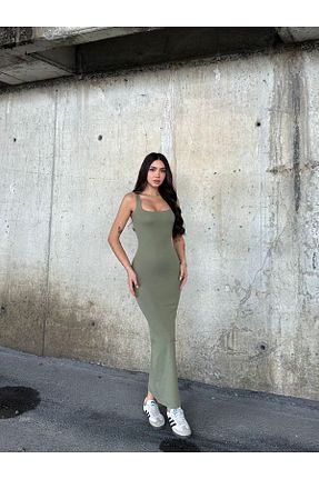 لباس خاکی زنانه بافتنی ELBEY - کد 949627151