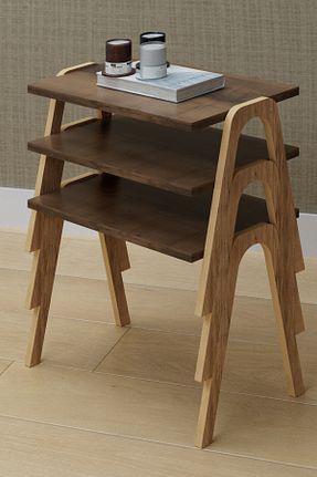 زیگون قهوه ای MDF Monte Sehpa - کد 924369819