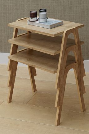 زیگون قهوه ای MDF Monte Sehpa - کد 924369748