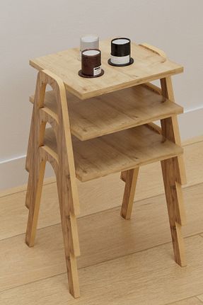 زیگون قهوه ای MDF Monte Sehpa - کد 924368589