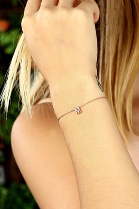 دستبند نقره طلائی زنانه 925 عیار Azuris Silver - کد 6743071