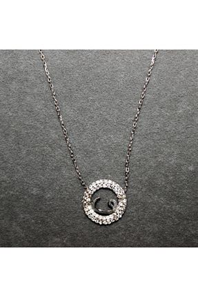 گردنبند نقره سفید زنانه 925 عیار Göğüş - کد 54503518