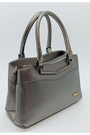 کیف دستی طوسی زنانه سایز متوسط Elegant - کد 54516847