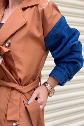 ترنچکت قهوه ای زنانه بدون آستر by Ella Butik - کد 54825326