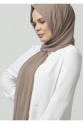 شال قهوه ای زنانه Medine İpeği Ceylin - کد 54839998
