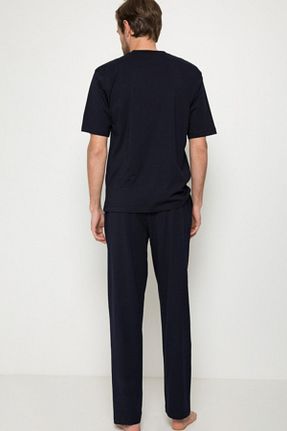 ست لباس راحتی سرمه ای مردانه ساده Pierre Cardin - کد 55221287