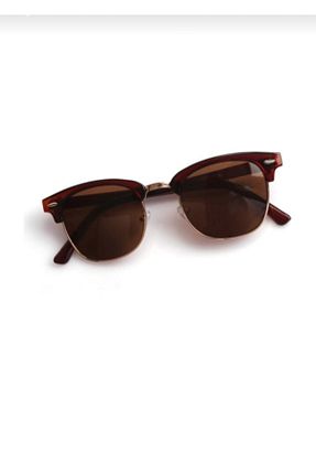 عینک آفتابی قهوه ای زنانه UV400 ONNObutik - کد 55302005
