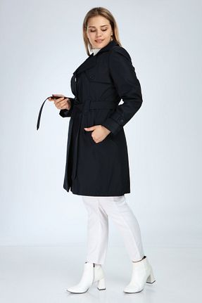 ترنچکت مشکی زنانه پلی استر Veger - کد 55399736