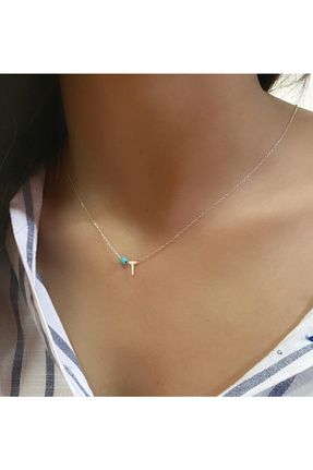 گردنبند نقره طلائی زنانه 925 عیار Genel Markalar - کد 55710765