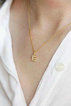 گردنبند نقره طلائی زنانه 925 عیار Argentum Concept - کد 55744067