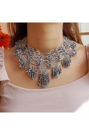 گردنبند جواهر زنانه منجق Handmade By HLY - کد 93059508