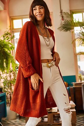 رویه نارنجی زنانه اکریلیک Olalook - کد 138706718