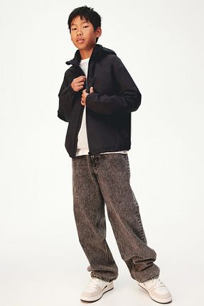 پالتو پشمی مشکی بچه گانه رگولار H&M - کد 884904557