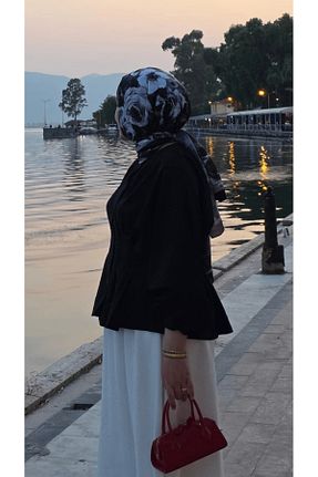 شال مشکی زنانه پنبه ای Mooncorn - کد 940100359