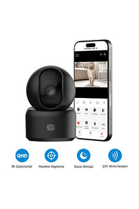 دوربین هوشمنده مشکی Şımart - کد 872500567
