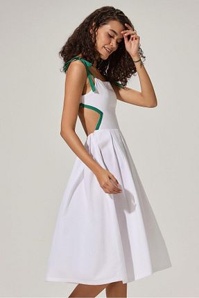 لباس سفید زنانه بافتنی White By Nature - کد 815616116