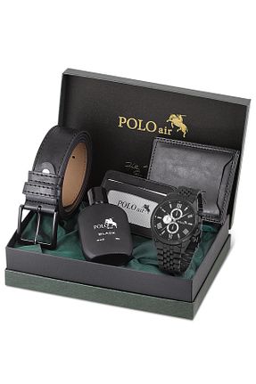ساعت مچی مشکی مردانه 41-45 میلی متر polo air - کد 801413620