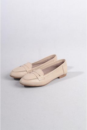 بابت بژ زنانه چرم خالص SEÇ KUNDURA - کد 734741955