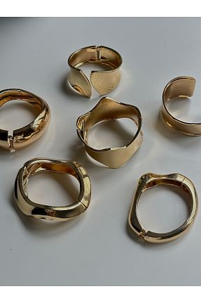 دستبند استیل (فولاد) زرد زنانه استیل ضد زنگ YOUES JEWELRY - کد 929642424