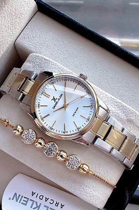 ساعت مچی طلائی زنانه 31-35 میلی متر Daniel Klein - کد 826710666