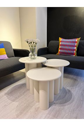 میز عسلی بژ MDF kuppdesign - کد 920880293
