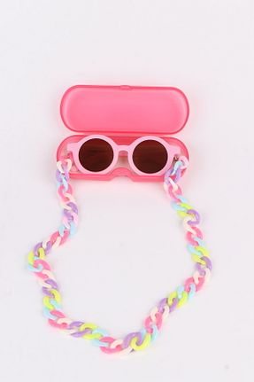 عینک آفتابی صورتی بچه گانه UV400 MACERATİ - کد 705615741