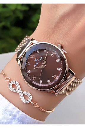 ساعت مچی صورتی زنانه 36-40 میلی متر Daniel Klein - کد 330478333