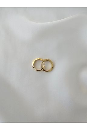 گوشواره استیل (فولاد) زرد زنانه استیل (فولاد) Zivazer Store - کد 939616565