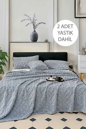 روتختی دونفره طوسی Wellsoft Decomia Home - کد 948062498