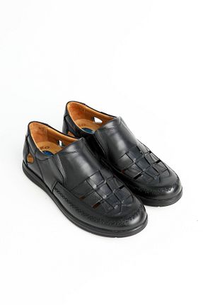 صندل مشکی مردانه پاشنه تخت Greyybull Shoes - کد 925847535