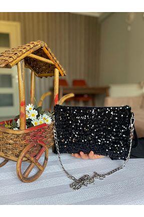 کیف پورتفوی و کلاچ مشکی زنانه چرم مصنوعی Babet Merkezi - کد 934230801