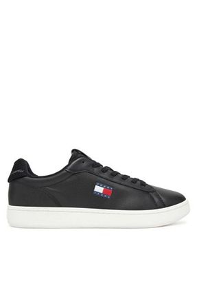 کفش پیاده روی مشکی مردانه چرم اصل Tommy Hilfiger - کد 946572318