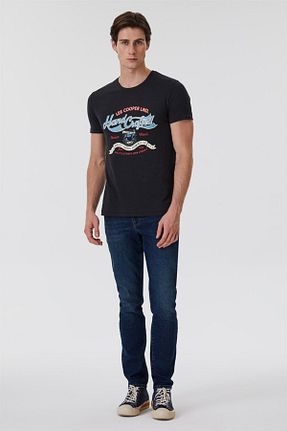 شلوار جین طوسی مردانه پاچه ساده Lee Cooper - کد 356380440