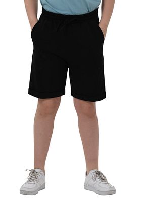 شلوارک و برمودا مشکی بچه گانه رگولار ERDEM KIDS - کد 929573119