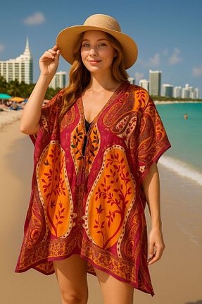 رویه بیکینی زرشکی زنانه پلی استر Axesoire - کد 934473526
