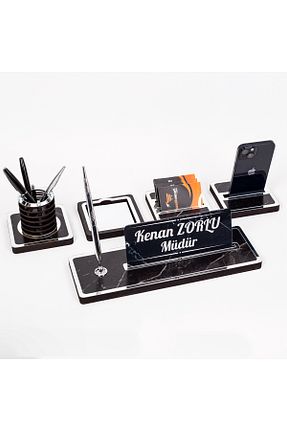 نظم دهنده رو میزی مشکی isimliksepeti - کد 757296215