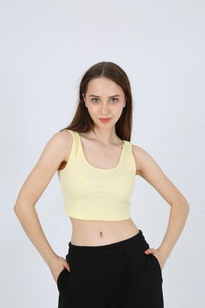 بلوز زرد زنانه ساده EDSA - کد 781242418