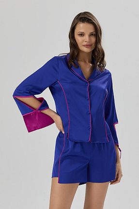 ست لباس راحتی آبی زنانه ساده Feu De Elu - کد 929649994