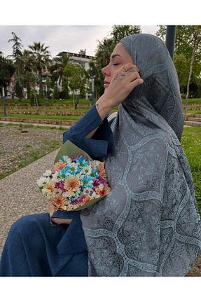 شال طوسی زنانه ویسکون Mooncorn - کد 924644421