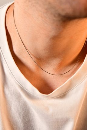 گردنبند استیل ( فولاد ) طوسی زنانه استیل (فولاد) signoraerica - کد 930302029