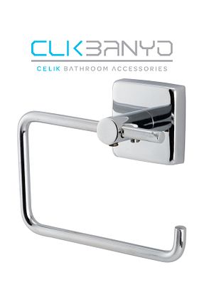 پایه دستمال توالت برنجی ÇELİK BANYO - کد 311803509