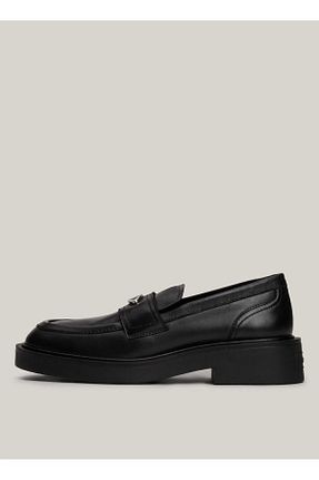 کفش لوفر مشکی زنانه چرم مصنوعی Tommy Hilfiger - کد 849383107