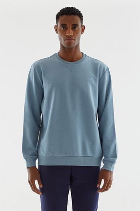 سوئیشرت اسپرت آبی مردانه رگولار United Colors of Benetton - کد 766289176