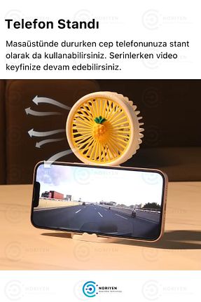 پنکه صورتی Mini Fan Noriyen - کد 947660751