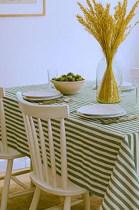 رومیزی سبز پنبه ای KAMİZ - کد 848572391