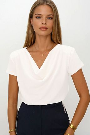 بلوز رنگی زنانه ساده VAGGON - کد 946098994